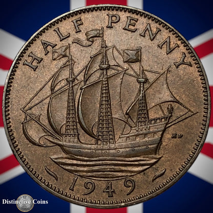 Great Britain 1949 Half Penny 1/2d GB6060