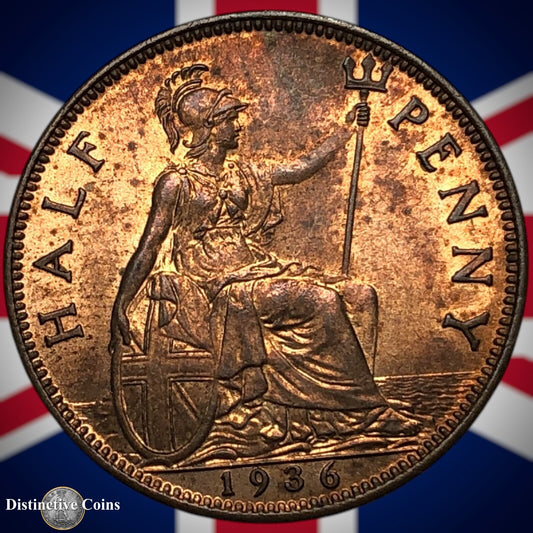 Great Britain 1936 Half Penny 1/2d GB5998