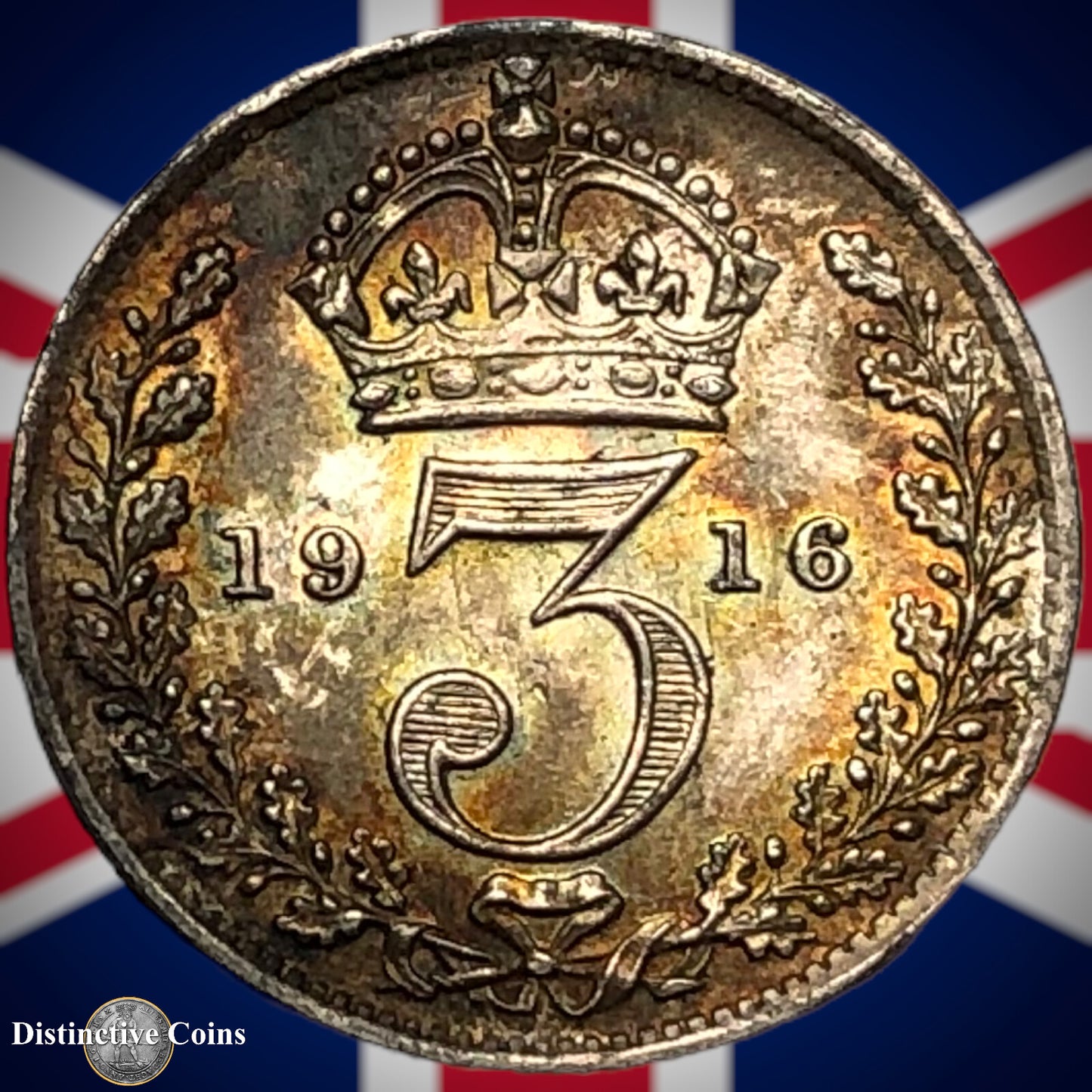 Great Britain 1916 Three Pence GB2172