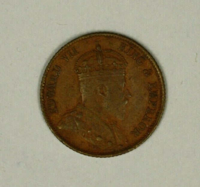 Straits Settlements 1/4 Cent  1908  XF  A878