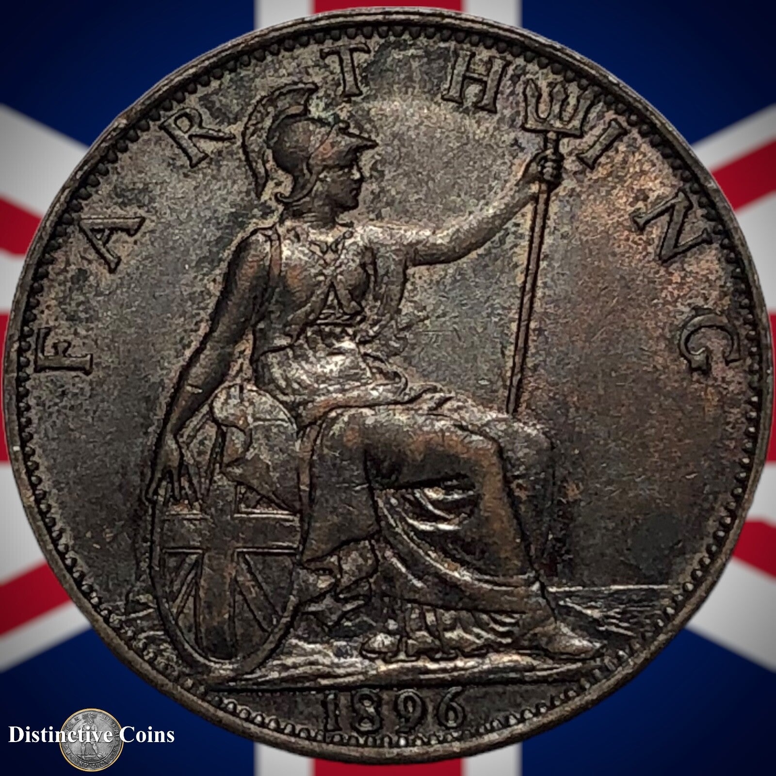 Great Britain 1896 Farthing 1/4d GB4430