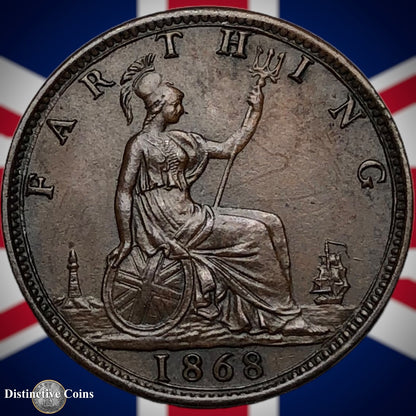 Great Britain 1868 Farthing 1/4d GB3634