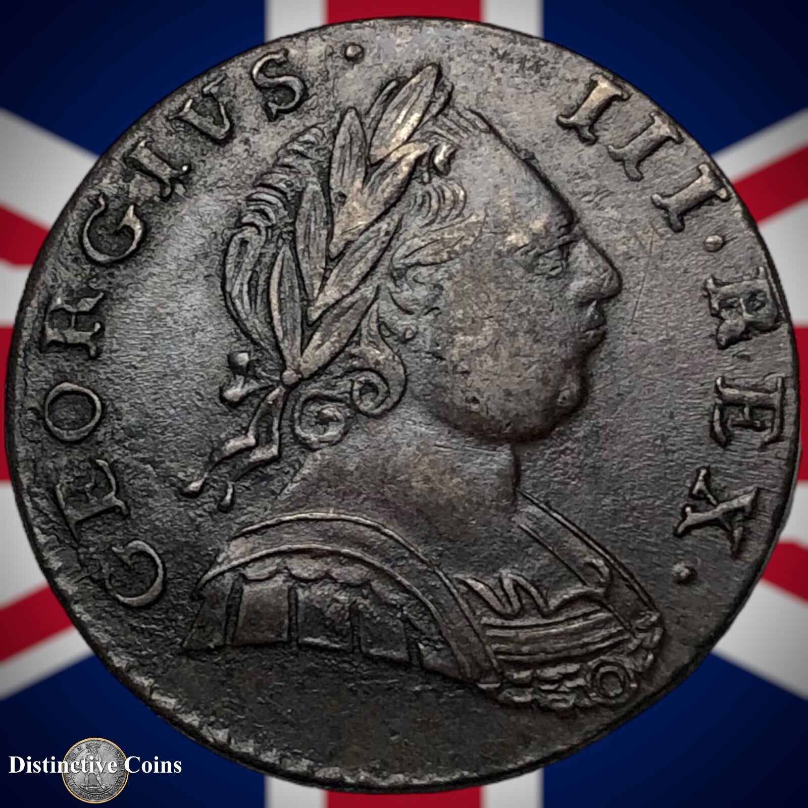 Great Britain 1775 Half Penny 1/2d GB5116