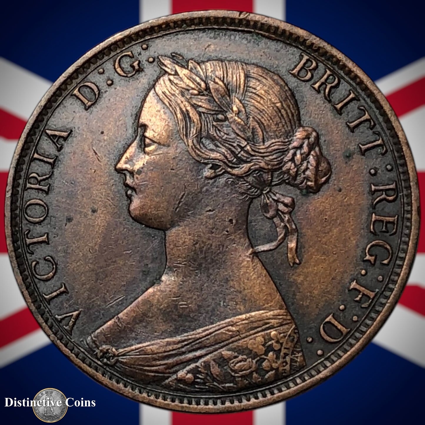 Great Britain 1863 Half Penny 1/2d GB5464
