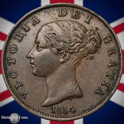 Great Britain 1854 Half Penny 1/2d GB5286