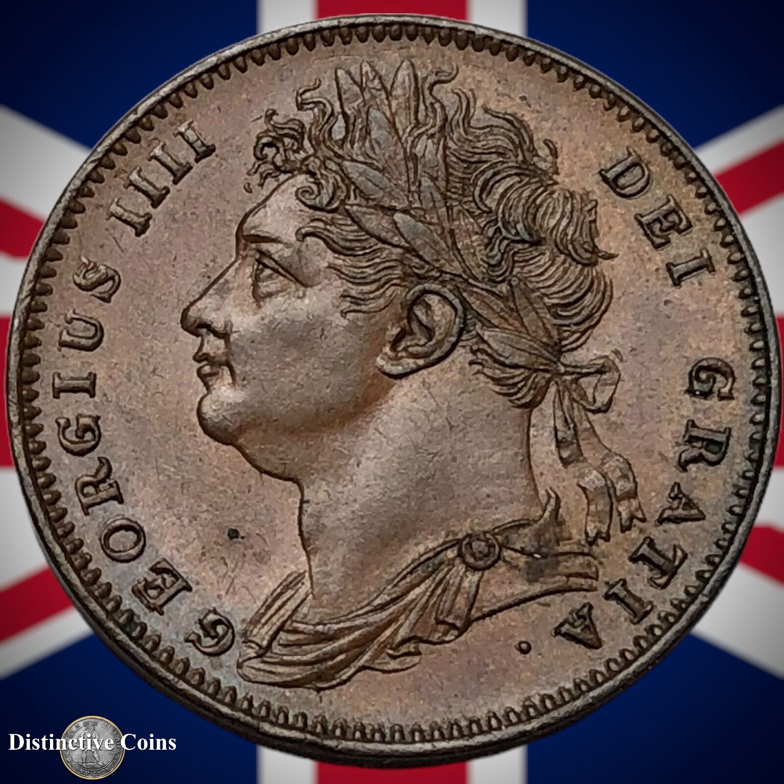 Great Britain 1823 Farthing 1/4d GB3277