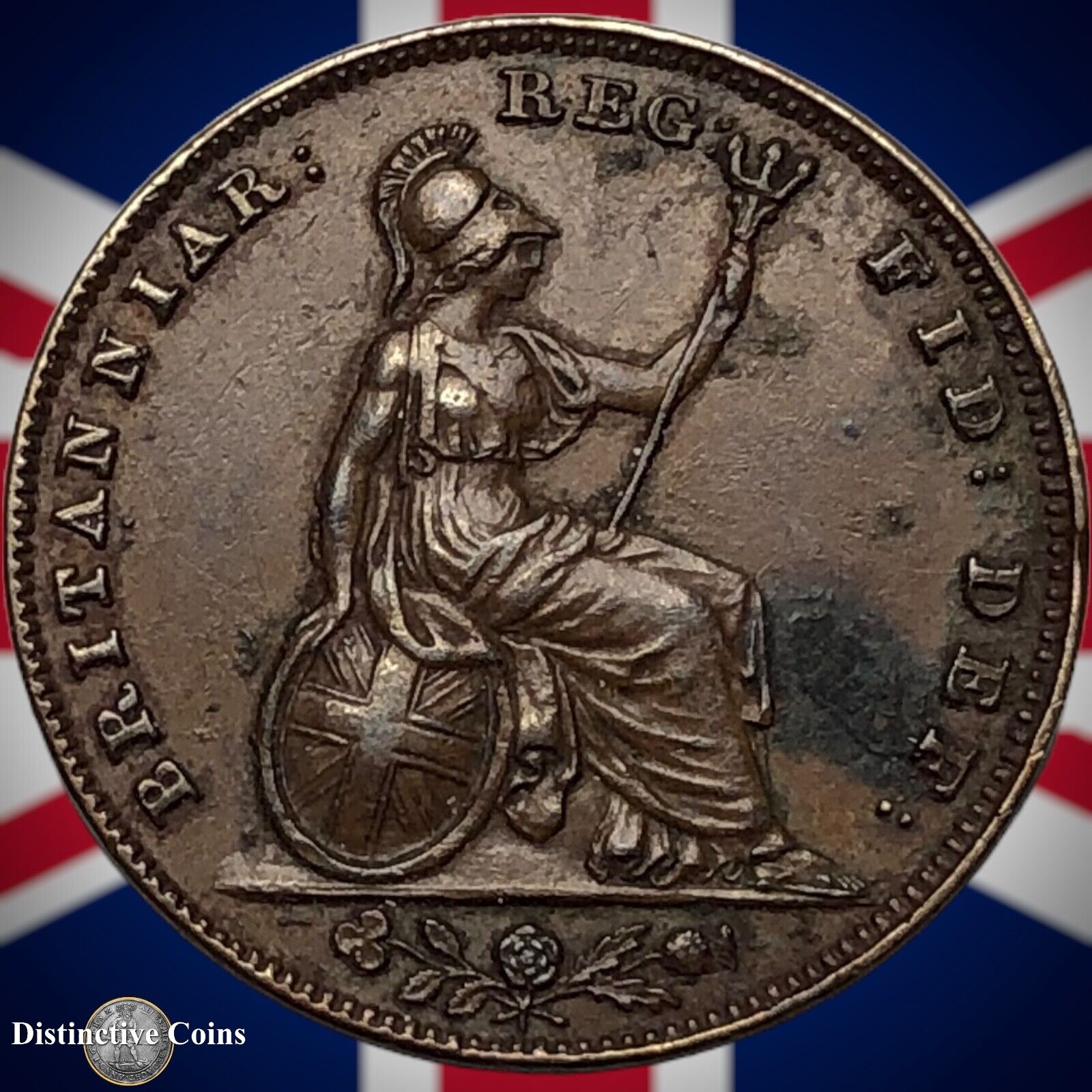Great Britain 1841 Farthing 1/4d GB3402
