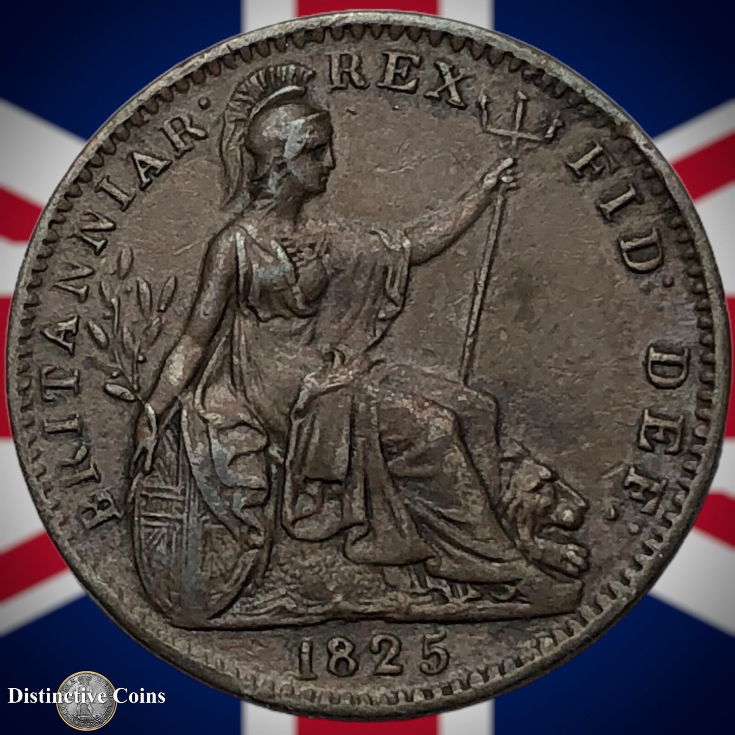 Great Britain 1825 Farthing 1/4d GB3292