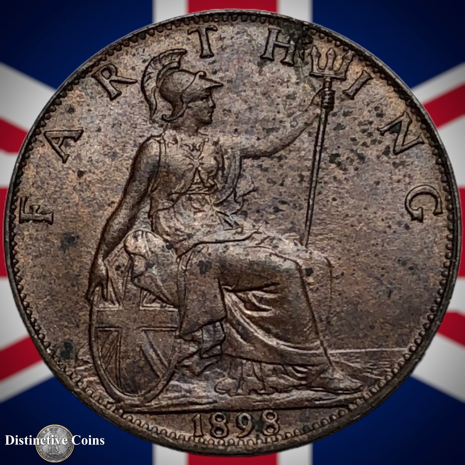 Great Britain 1898 Farthing 1/4d GB4458