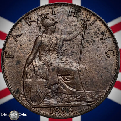 Great Britain 1898 Farthing 1/4d GB4458
