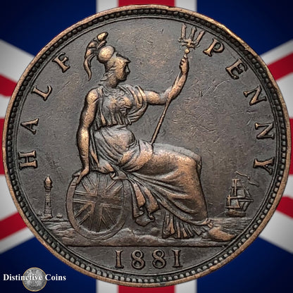Great Britain 1881 Half Penny 1/2d GB5556