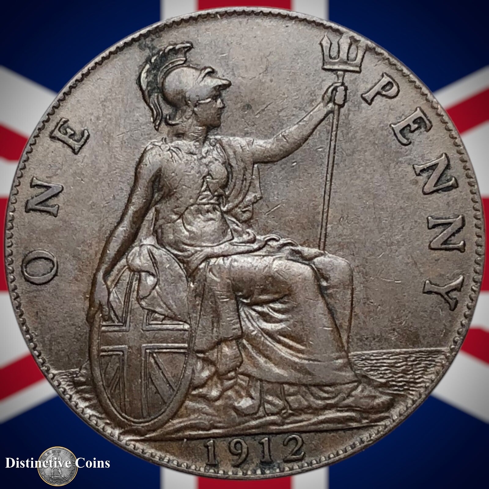 Great Britain 1912 Penny 1d GB6774