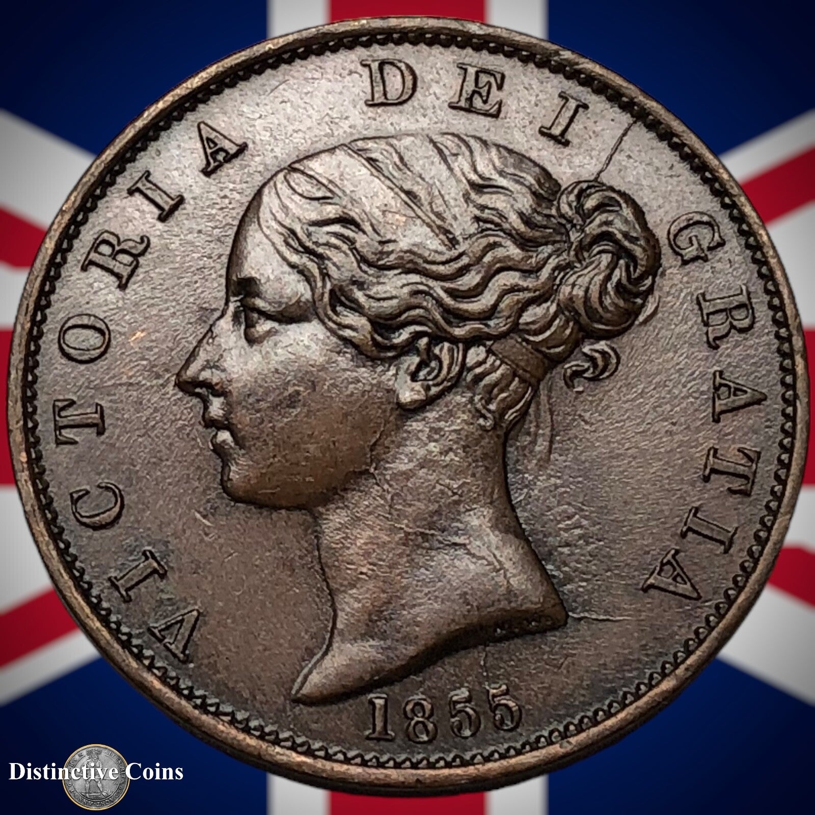 Great Britain 1855 Half Penny 1/2d GB5318