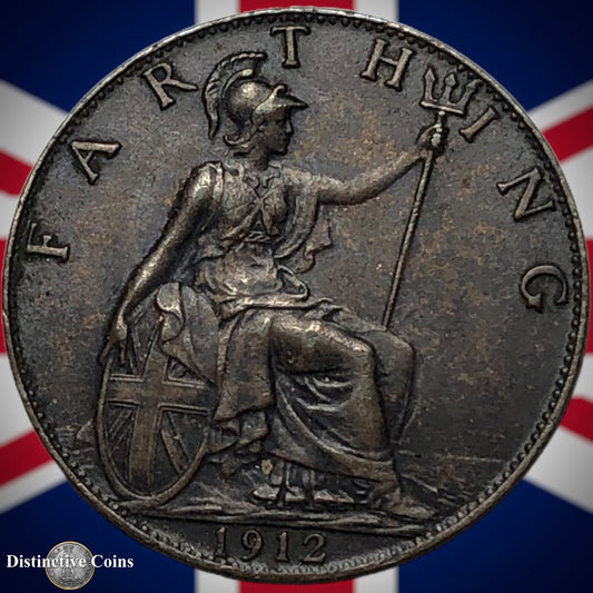 Great Britain 1912 Farthing 1/4d GB4650