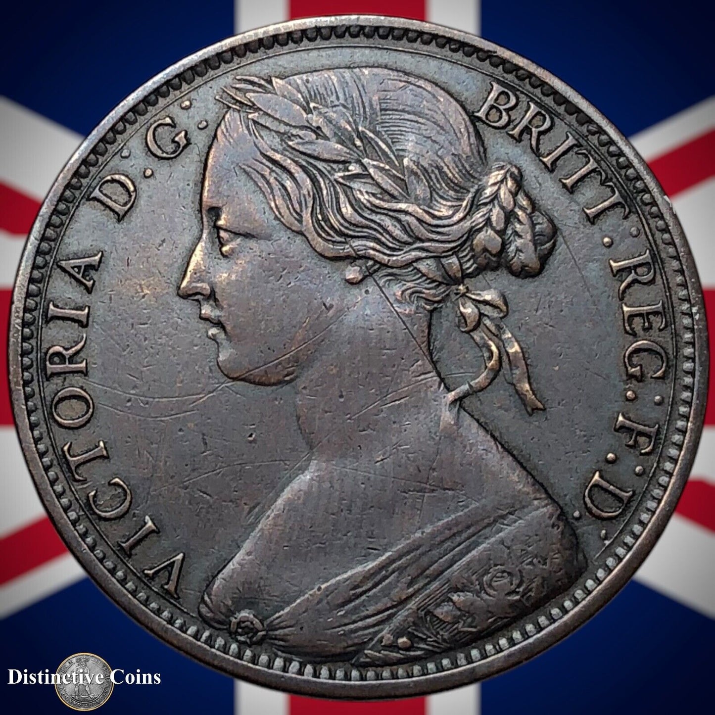 Great Britain 1864 Penny 1d GB6270