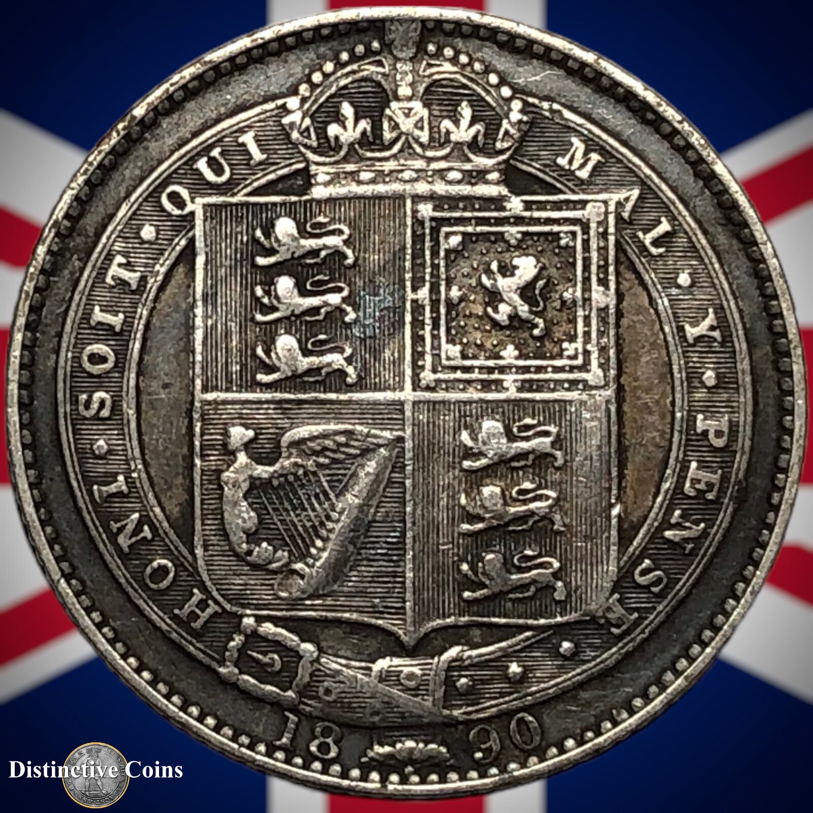 Great Britain 1890 British One Shilling GB0568