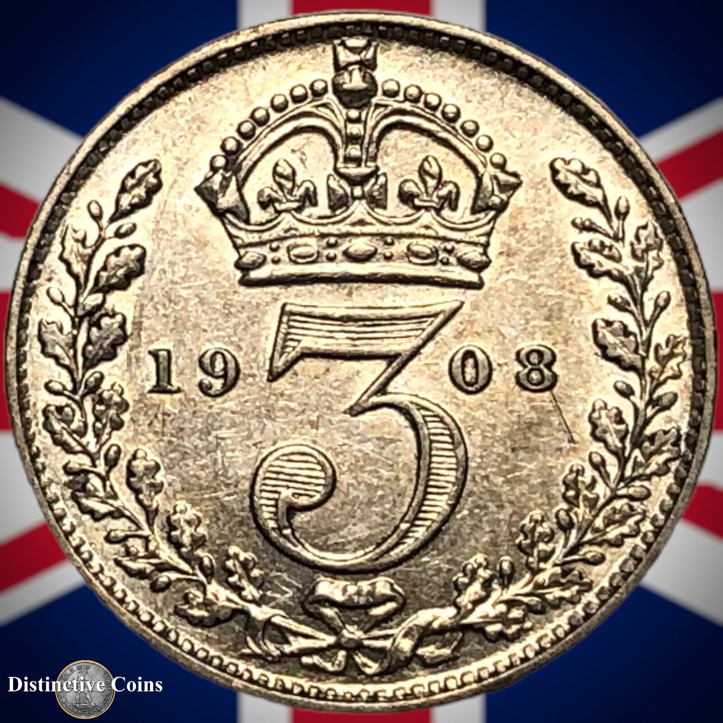 Great Britain 1908 Three Pence GB2116