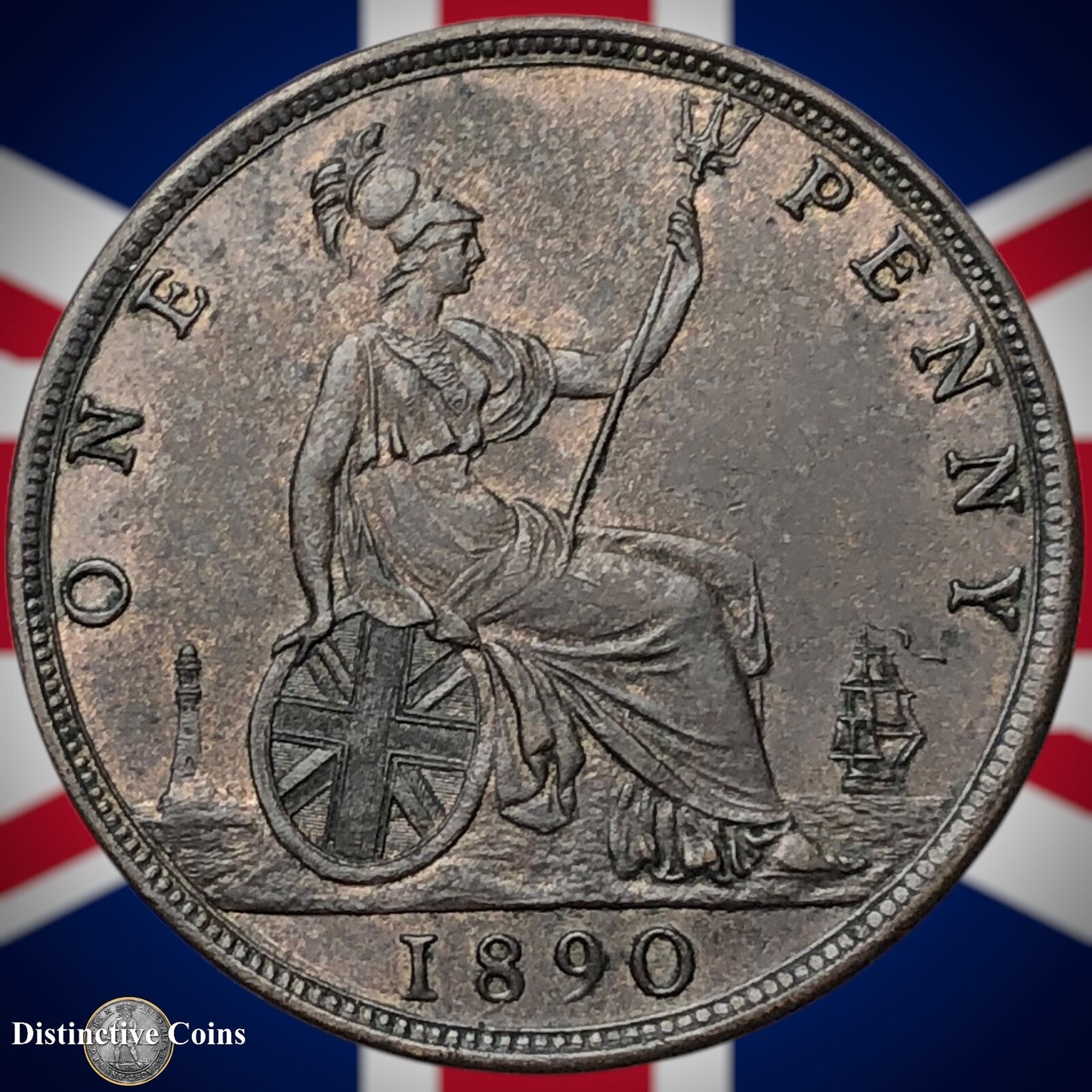 Great Britain 1890 Penny 1d GB6524