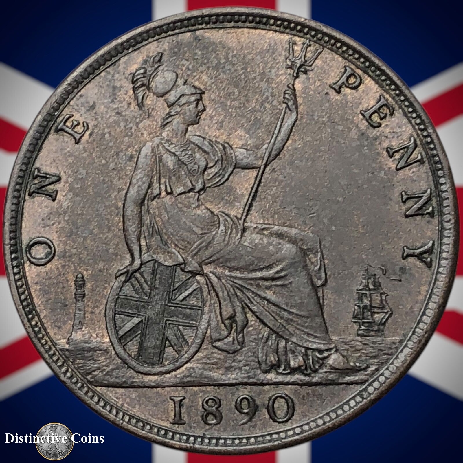 Great Britain 1890 Penny 1d GB6524