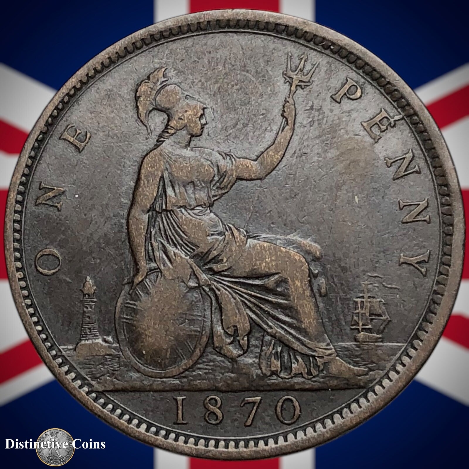 Great Britain 1870 Penny 1d GB6318