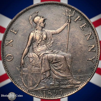 Great Britain 1897 Penny 1d GB6596
