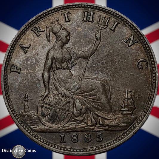 Great Britain 1885 Farthing 1/4d GB4167