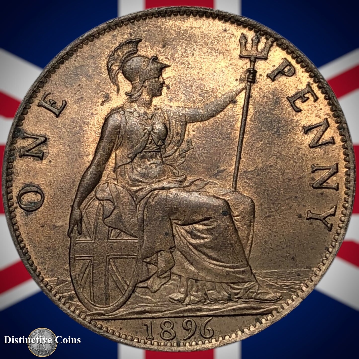 Great Britain 1896 Penny 1d GB6591