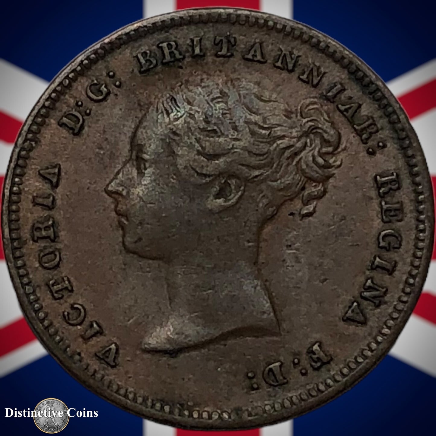 Great Britain 1843 Half Farthing 1/2 Penny GB3069