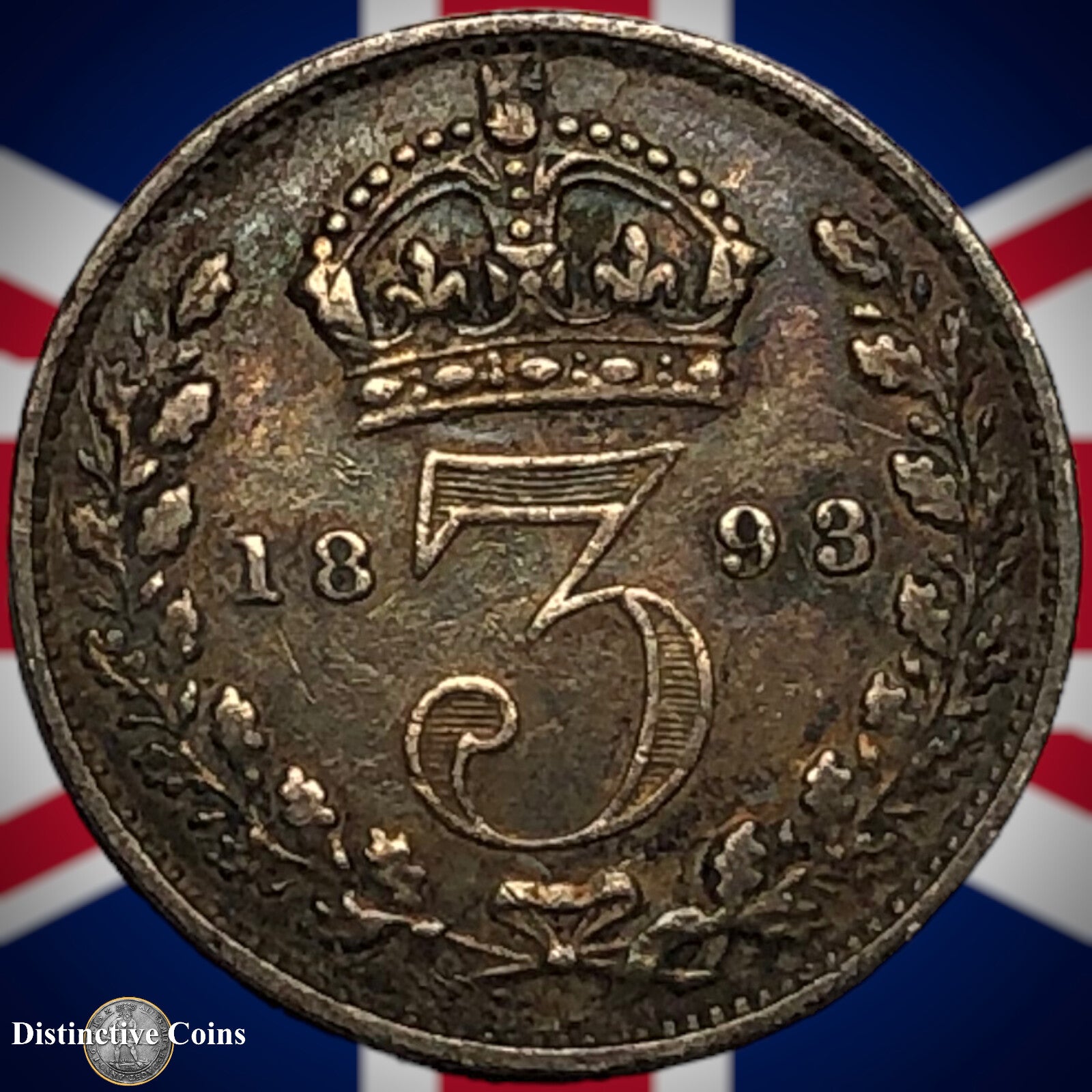 Great Britain 1893 Three Pence GB2008