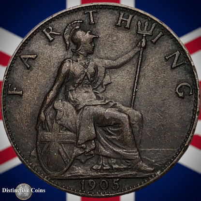 Great Britain 1905 Farthing 1/4d GB4573