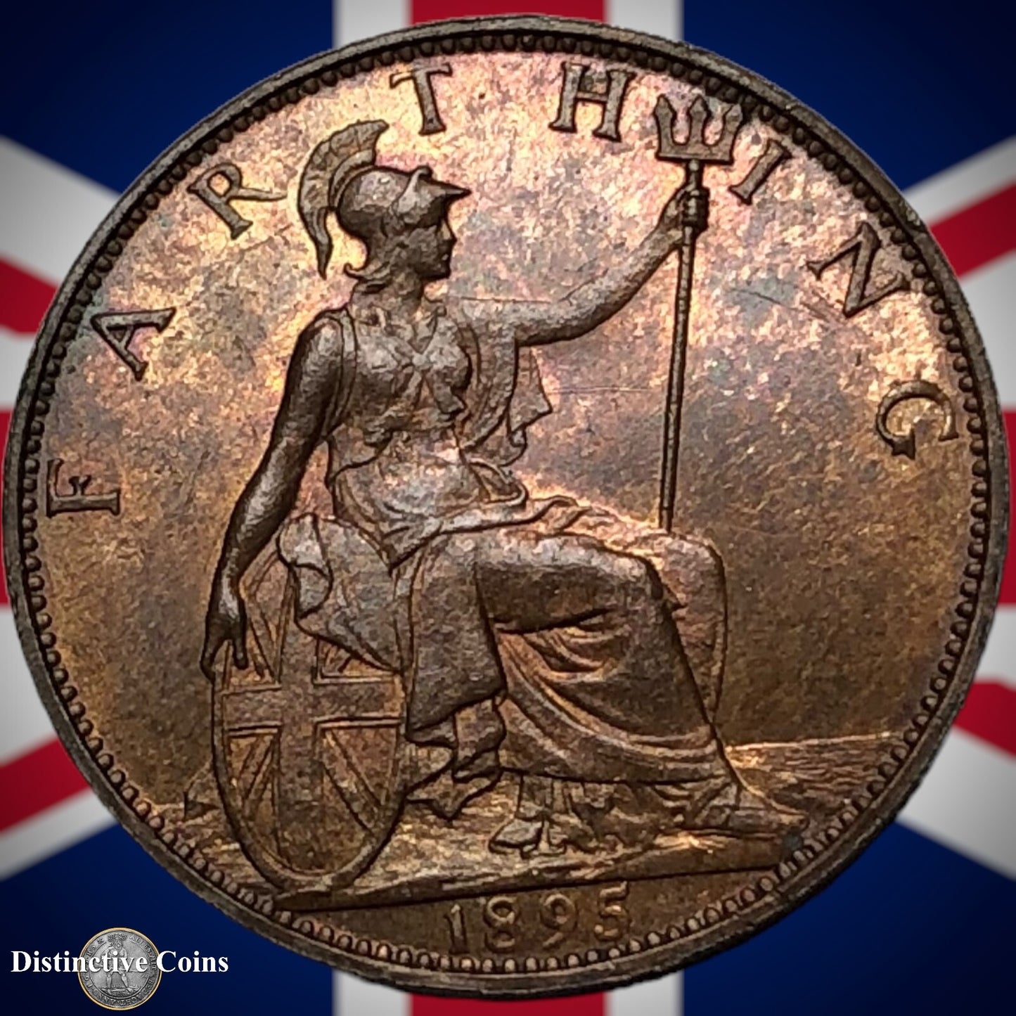 Great Britain 1895 Farthing 1/4d GB4410