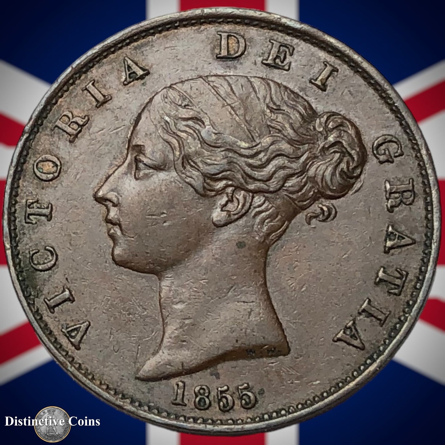 Great Britain 1855 Half Penny 1/2d GB5315