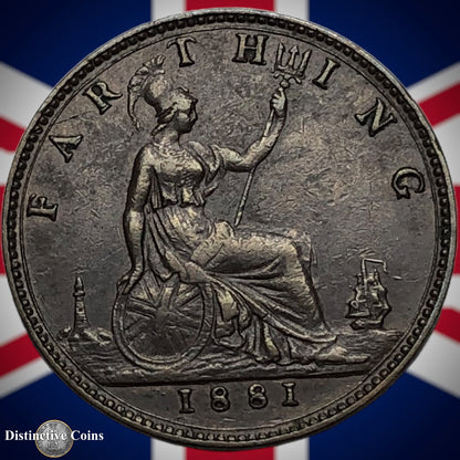 Great Britain 1881 Farthing 1/4d GB3860