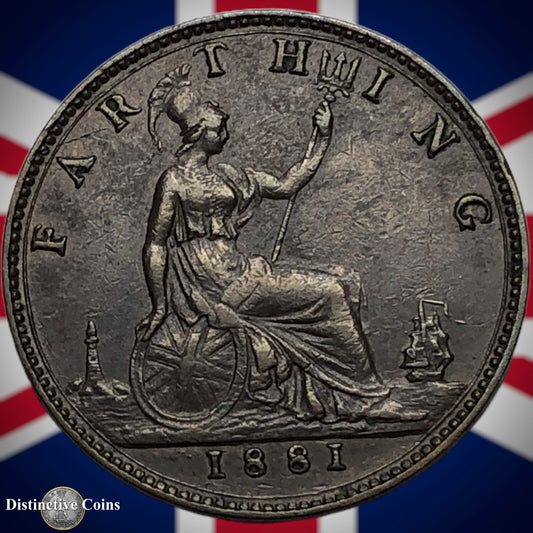 Great Britain 1881 Farthing 1/4d GB3860