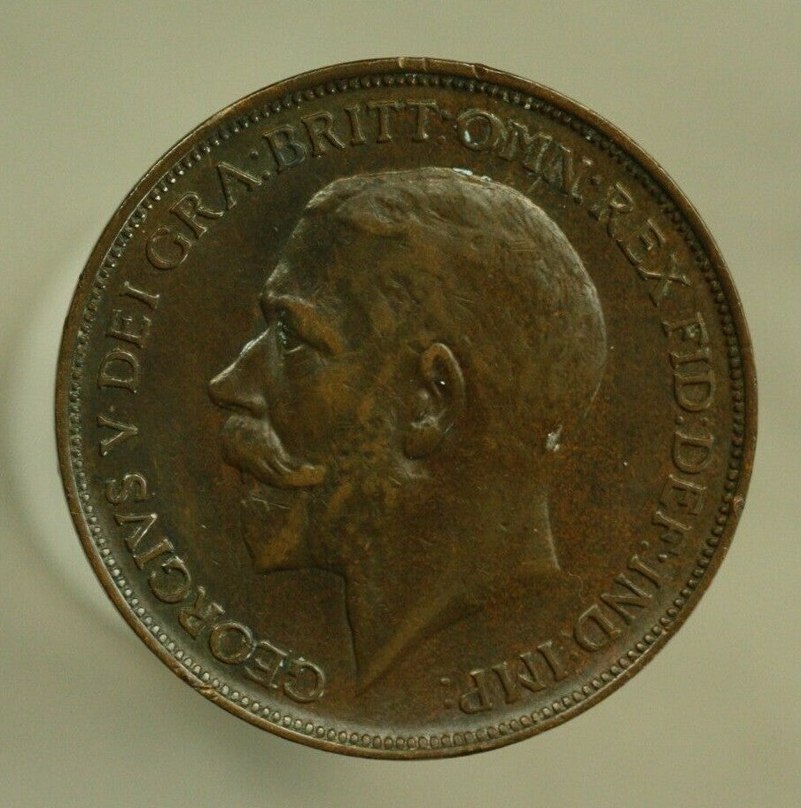 Great Britain 1912H  1 Penny  XF  Key A345