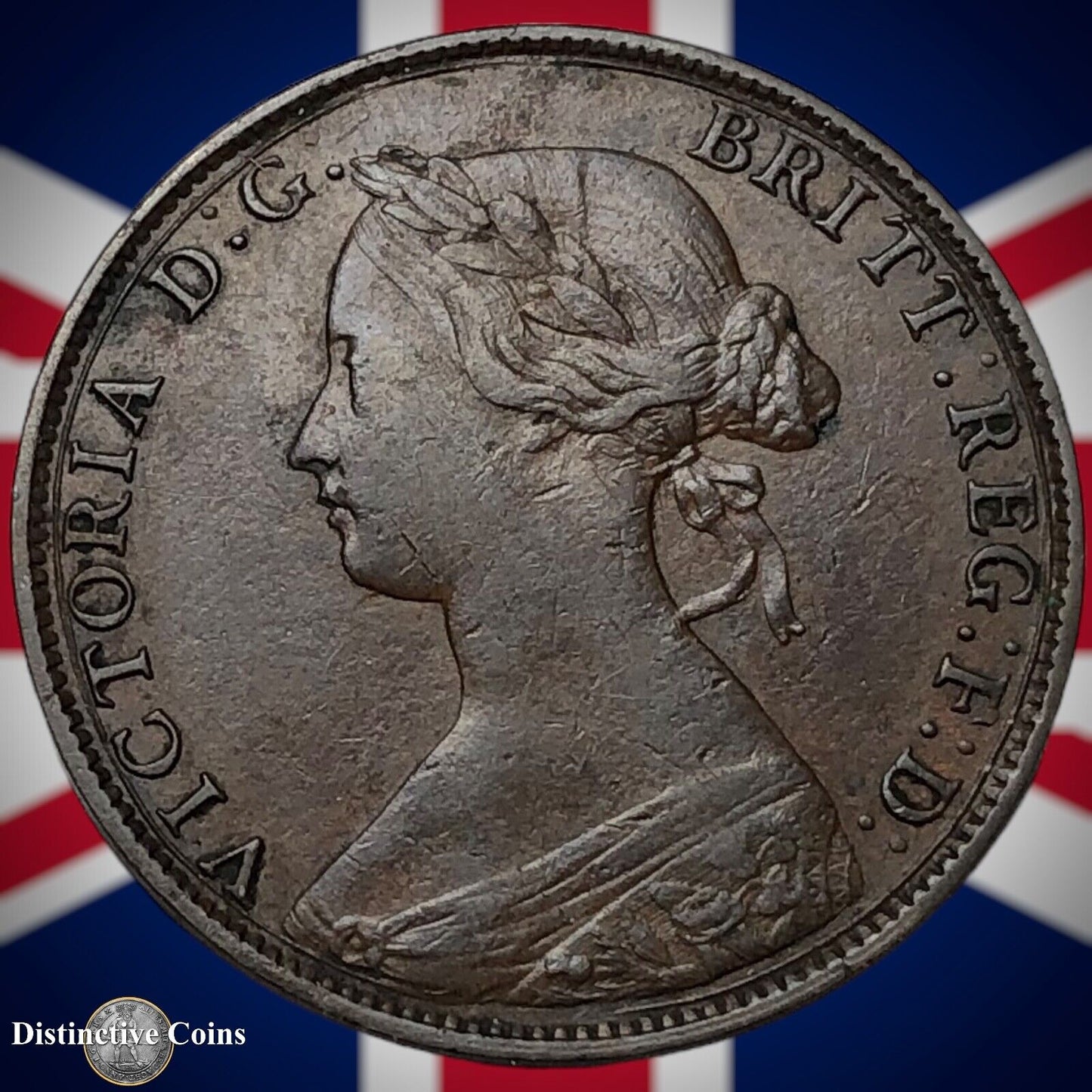 Great Britain 1861 Half Penny 1/2d GB5387