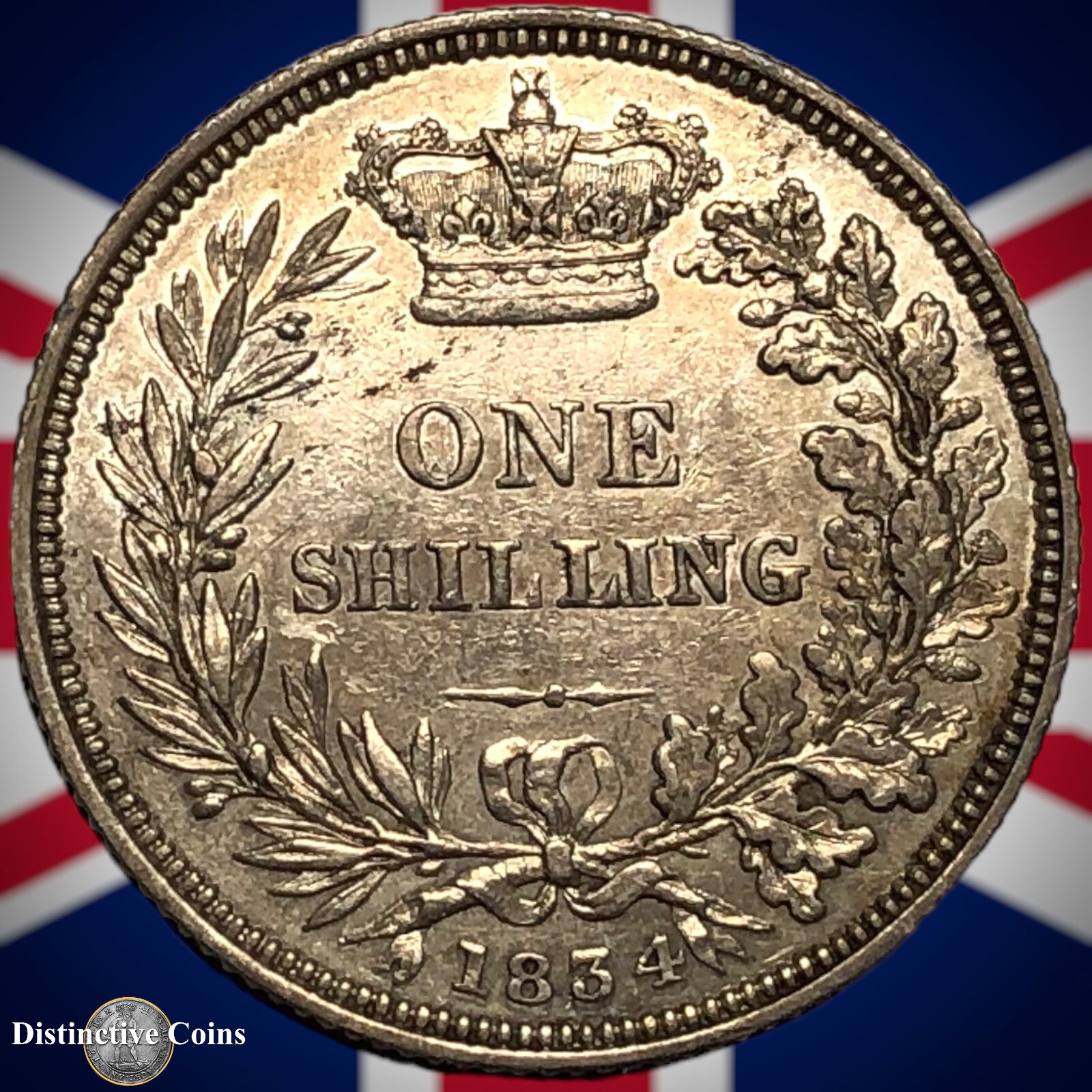 Great Britain 1834 British One Shilling GB0120