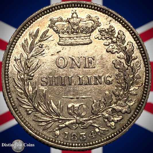 Great Britain 1834 British One Shilling GB0120