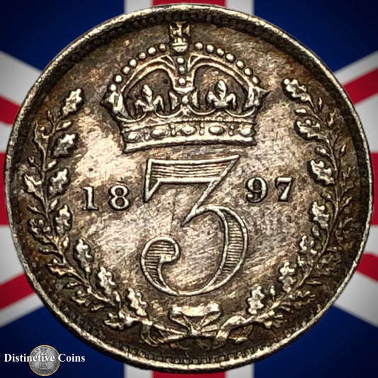 Great Britain 1897 Three Pence GB2039