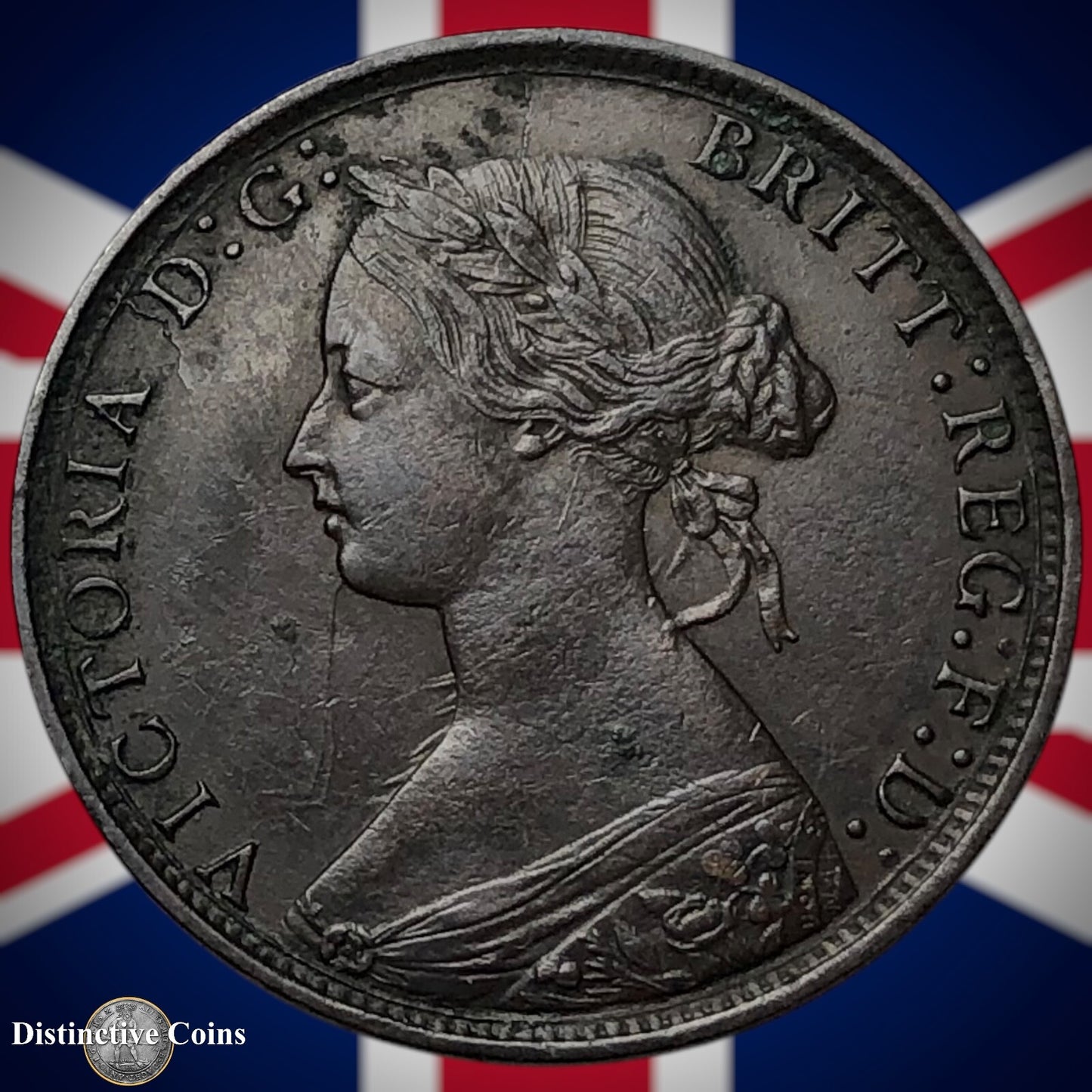 Great Britain 1866 Half Penny 1/2d GB5484