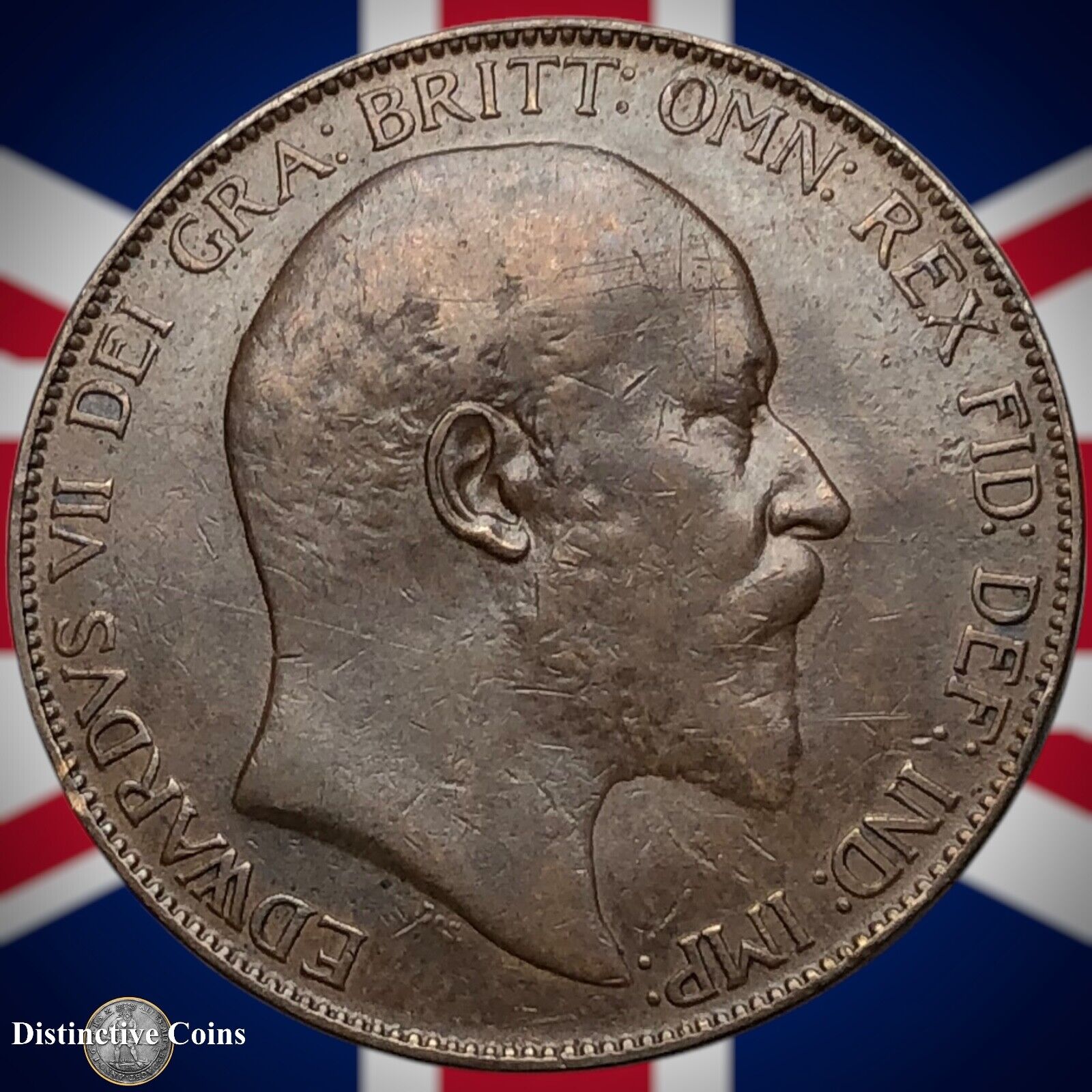 Great Britain 1907 Penny 1d GB6683