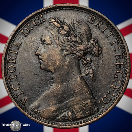 Great Britain 1876 H Half Penny 1/2d GB5527