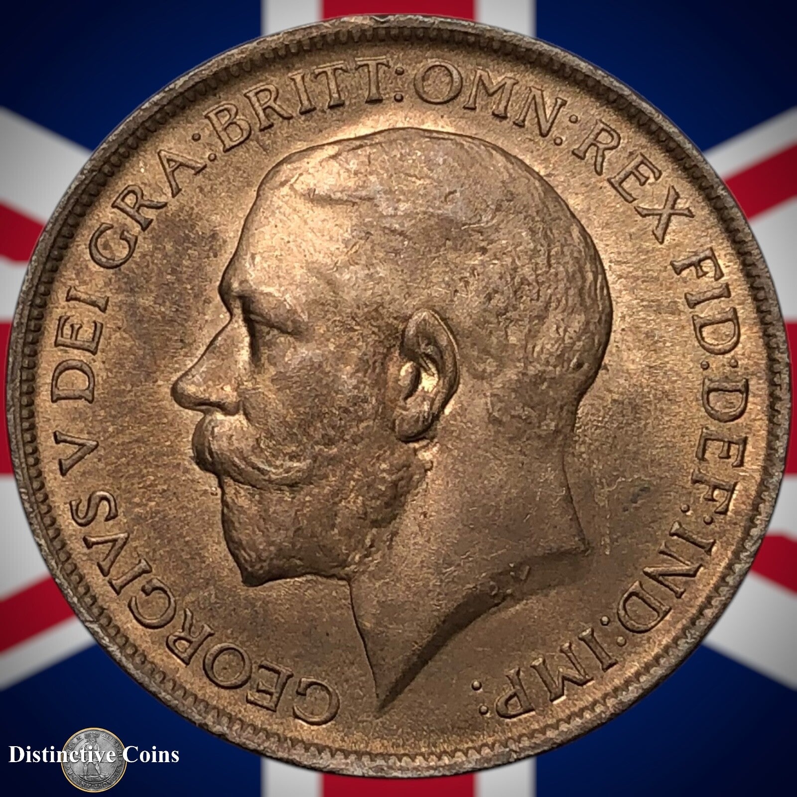 Great Britain 1911 Penny 1d GB6753
