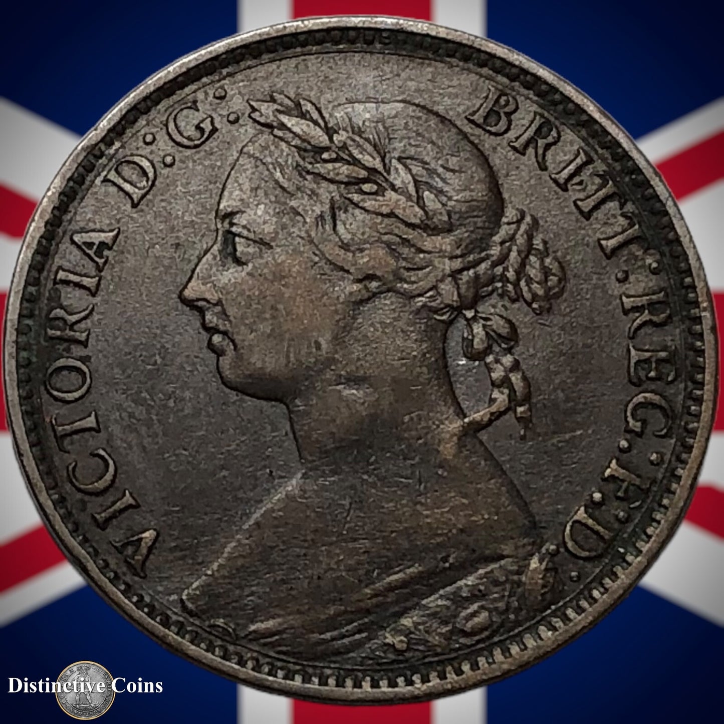 Great Britain 1893 Farthing 1/4d GB4338