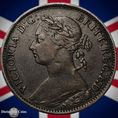 Great Britain 1893 Farthing 1/4d GB4338