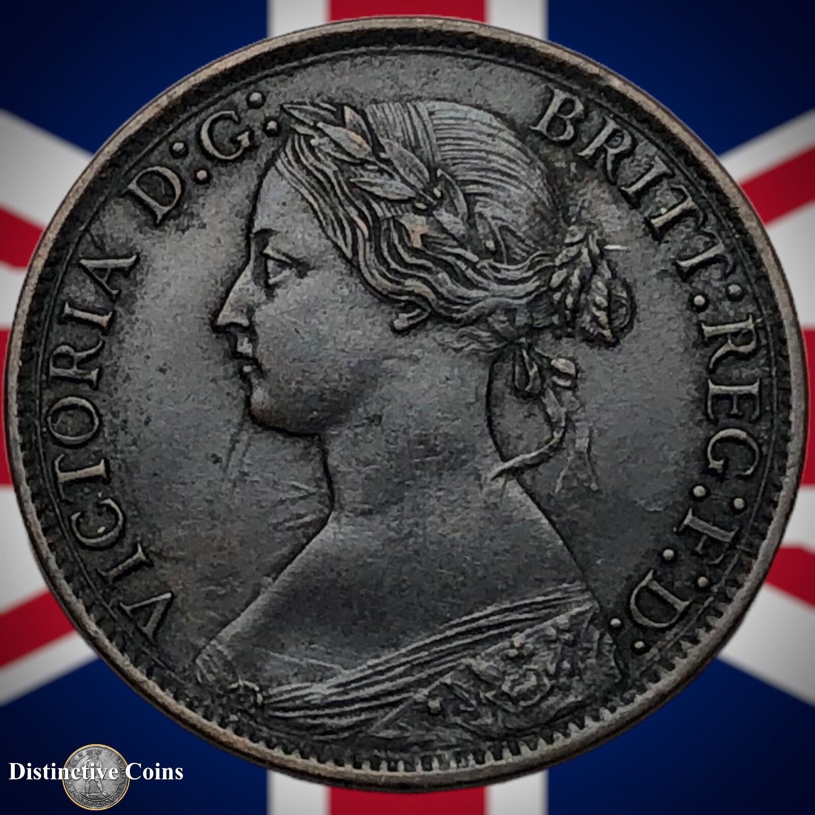 Great Britain 1866 Farthing 1/4d GB3581