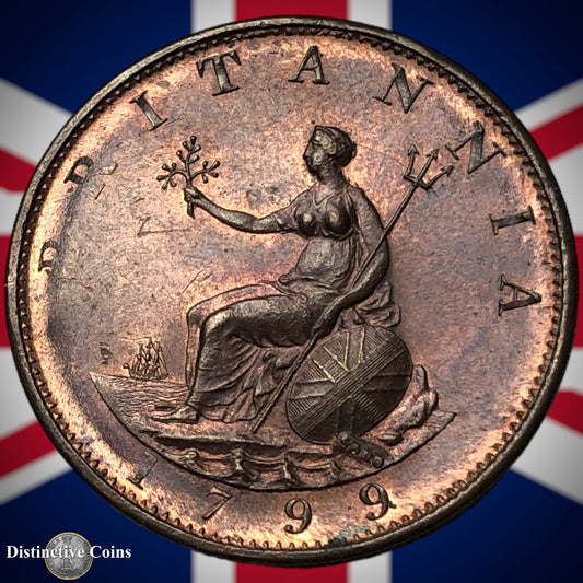 Great Britain 1799 Half Penny 1/2d GB5134