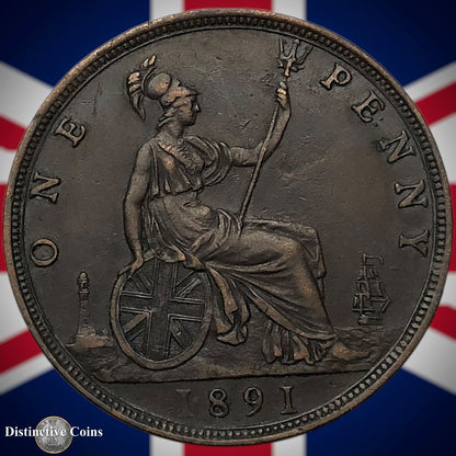 Great Britain 1891 Penny 1d GB6530