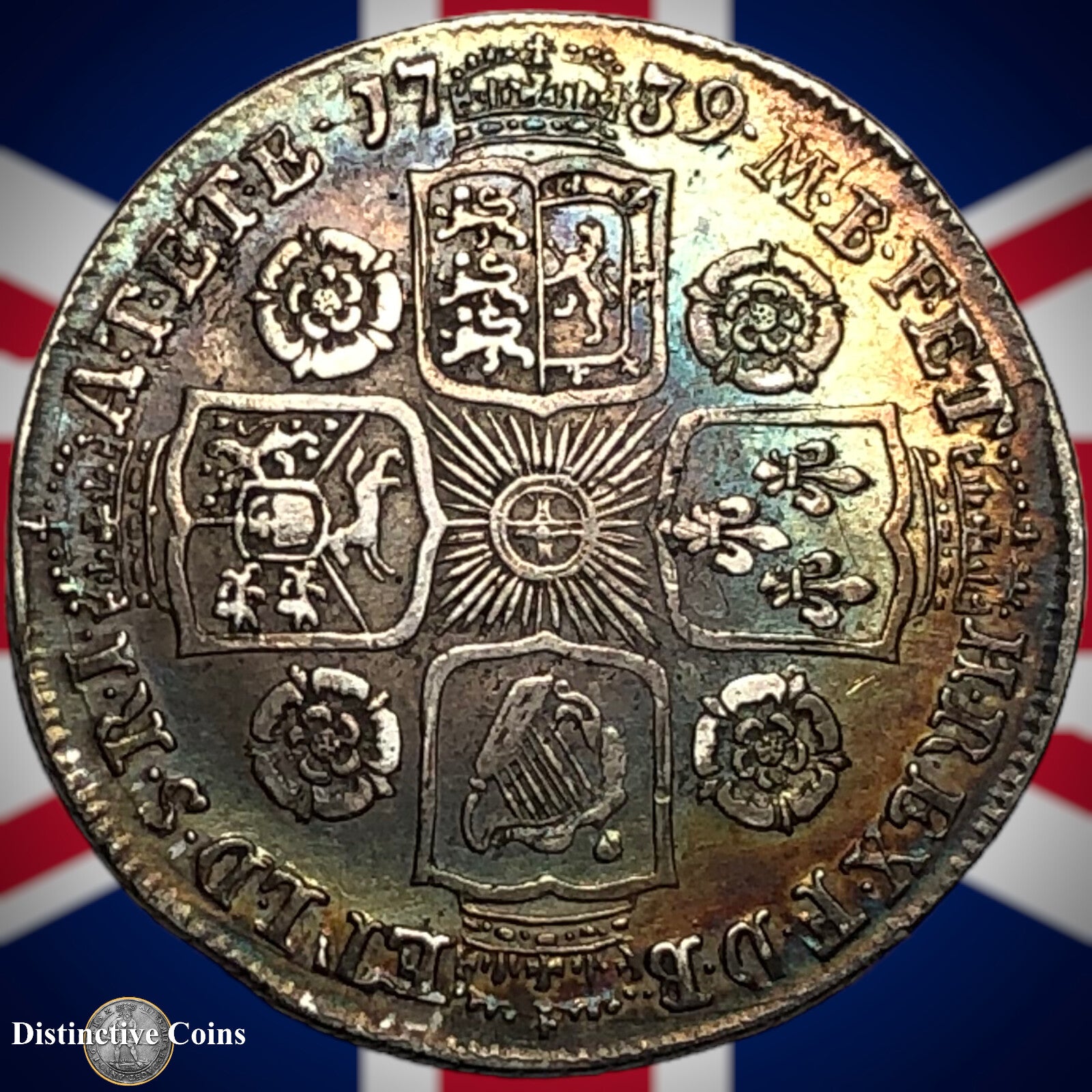 Great Britain 1739 British One Shilling GB0008