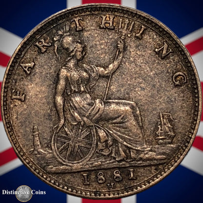 Great Britain 1881 H Farthing 1/4d GB3972
